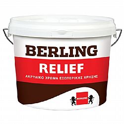 RELIEF ΑΚΡΥΛΙΚΟ ΛΕΥΚΟ 9Lt BERLING