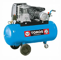 ΑΕΡΟΣΥΜΠΙΕΣΤΗΣ  N2.8S-100C-3M  ΜΕ ΙΜΑΝΤΑ ΒLUE SERIES 100lt -3HP 220V TOROS