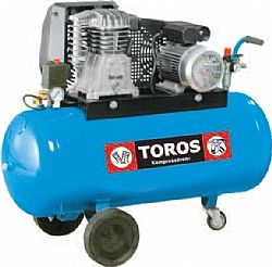 ΑΕΡΟΣΥΜΠΙΕΣΤΗΣ N2,8S-100C-3T ΜΕ ΙΜΑΝΤΑ 100Lt-3HP 400V TOROS