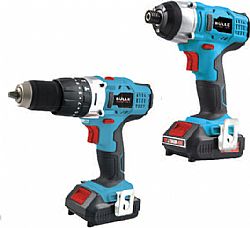 ΣET ΔΡΑΠΑΝΟΚΑΤΣΑΒΙΔΟ ΚΡΟΥΣΤΙΚΟ ΛΙΘΙΟΥ + ΠΑΛΜΙΚΟ ΚΑΤΣΑΒΙΔΙ ΛΙΘΙΟΥ 18V 2Ah BULLE 