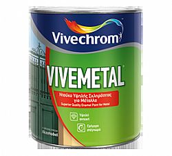 VIVEMETAL 0,75LT ΓΥΑΛΙΣΤΕΡΟ ΛΕΥΚΟ/ ΜΑΥΡΟ VIVECHROM