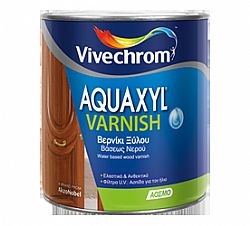 AQUAXYL VARNISH 750ml ΓΥΑΛΙΣΤΕΡΟ ΑΧΡΩΜΟ VIVECHROM
