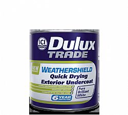DULUX TRADE WEATHERSHIELD QUICK DRYING EXTERIOR UNDERCOAT 1LT