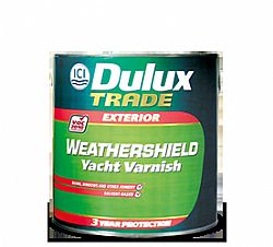 DULUX TRADE WEATHERSHIELD YACHT VARNISH 1LT 
