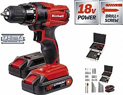 ΕΠΑΝΑΦΟΡΤΙΖΟΜΕΝΟ ΔΡΑΠΑΝΟΚΑΤΣΑΒΙΔΟ ΣΕΤ 18 Volt / 1,3Ah PROFESSIONAL TC-CD 18-2 Li Kit EINHELL 