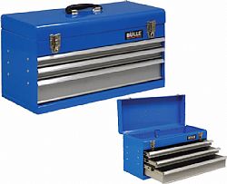 ΦΟΡΗΤΗ ΕΡΓΑΛΕΙΟΘΗΚΗ ΜΕ 3 ΣΥΡΤΑΡΙΑ ΜΕΤΑΛΛΙΚΗ - BULLE