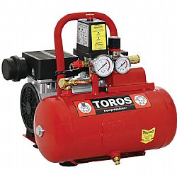 ΑΕΡΟΣΥΜΠΙΕΣΤΗΣ ΜΟΝΟΜΠΛΟΚ Oil Free SILENT 0,75HP / 6Lt TOROS