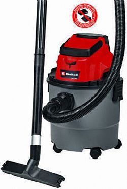 ΣΚΟΥΠΑ ΥΓΡΩΝ/ΣΤΕΡΕΩΝ ΜΠΑΤΑΡΙΑΣ 18V-15Lt TC-VC 18/15 Li Solo EINHELL