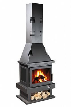 ΤΖΑΚΙ-ΣΟΜΠΑ ΞΥΛΟΥ ΑΠΟ ΧΑΛΥΒΑ ΑΕΡΟΘΕΡΜΗ 16kw -  STENO SYRIOS