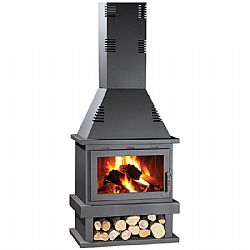 TZAKI-ΣΟΜΠΑ ΞΥΛΟΥ ΑΠΟ ΧΑΛΥΒΑ ΜΕ ΜΕΓΑΛΗ ΠΟΡΤΑ 19kw - TZERMIADO SYRIOS