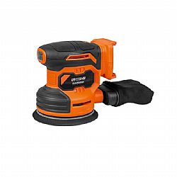 ΤΡΙΒΕΙΟ ΕΚΚΕΝΤΡΟ ΠΕΡΙΣΤΡΟΦΙΚΟ 20V Ø125mm 12000rpm 1x2.0Ah U91720-12S KRAUSMANN