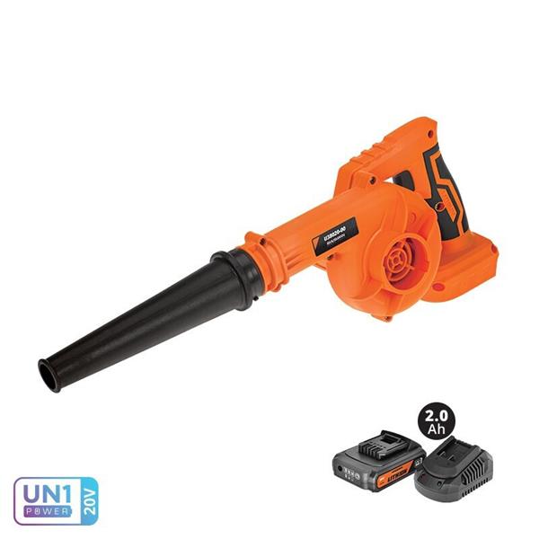 ΦΥΣΗΤΗΡΑΣ-ΑΝΑΡΡΟΦΗΤΗΡΑΣ ΣΚΟΝΗΣ ΜΠΑΤΑΡΙΑΣ 20V 16000rpm 1x2.0Ah U38020-12S KRAUSMANN