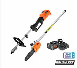 ΠΟΛΥΜΗΧΑΝΗΜΑ ΔΙΑΙΡΟΥΜΕΝΟ BL ΜΠΑΤΑΡΙΑΣ 20V 1×4.0Ah + ΚΟΝΤΑΡΟΠΡΙΟΝΟ 7000min-1 US501-14B KRAUSMANN