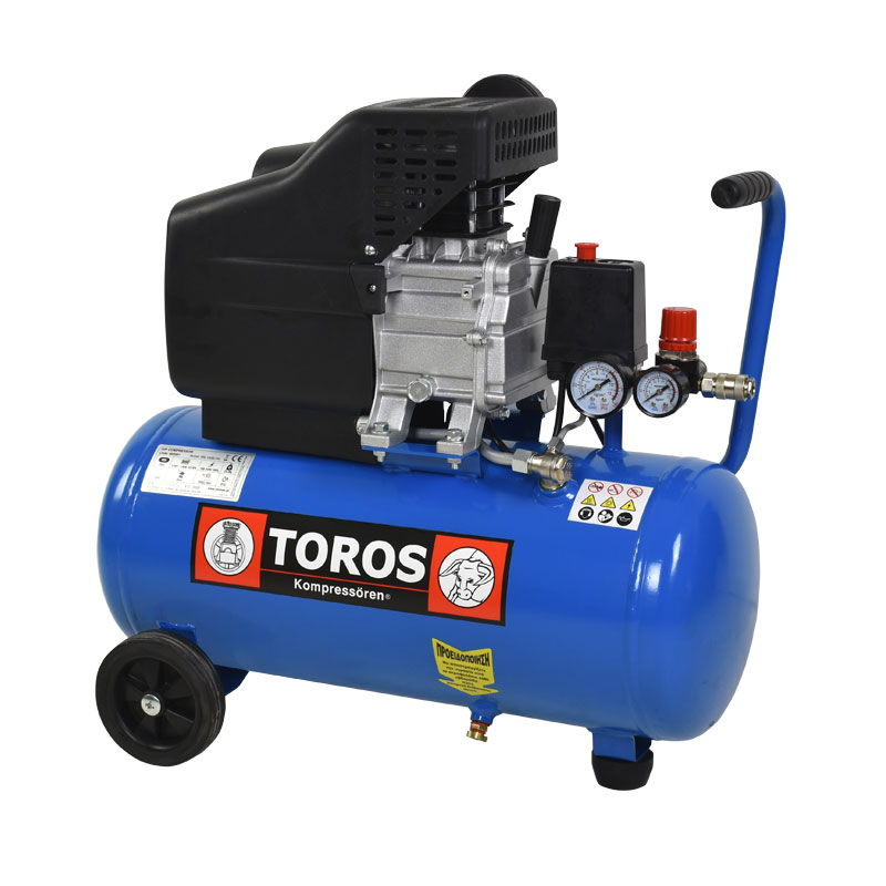 ΑΕΡΟΣΥΜΠΙΕΣΤΗΣ ΜΟΝΟΜΠΛΟΚ 24Lt 2,5Hp 230V TOROS 602081 