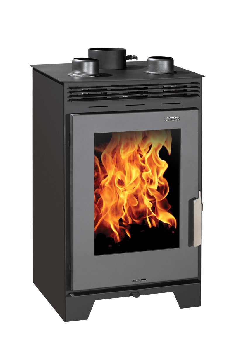 ΣΟΜΠΑ ΞΥΛΟΥ ΑΠΟ ΧΑΛΥΒΑ 13,5kw ΑΕΡΟΘΕΡΜΗ ΜΕ 3 ΤΖΑΜΙΑ - LOUSIOS PANORAMIC SYRIOS