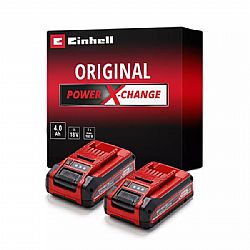 ΜΠΑΤΑΡΙΕΣ 2x4,0Ah Power X-Change Plus Twin Pack EINHELL 4511629