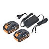 ΘΑΜΝΟΚΟΠΤΙΚΟ ΜΠΑΤΑΡΙΑΣ BRUSHLESS 40V 2x4Ah KRAFT 691177