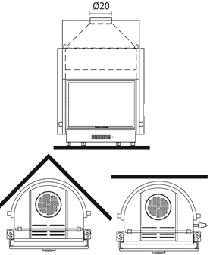 ΤΖΑΚΙ ΞΥΛΟΥ ΚΑΛΟΡΙΦΕΡ ACQUATONDO PLUS 22 23KW