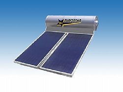 EUROSTAR 300Lt ΓΚΡΙ ΔΙΠΛΗΣ ΕΝΕΡΓΕΙΑΣ - 2 ΕΠΙΛΕΚΤΙΚΟΥΣ ΣΥΛΛΕΚΤΕΣ 5m²